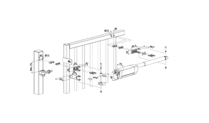 LOCINOX Samson 2 Hydraulic Gate Closer