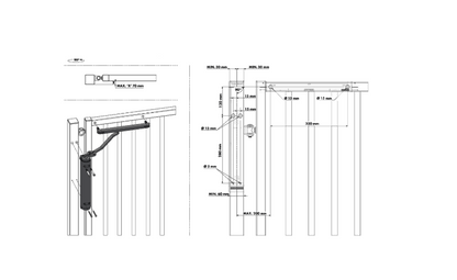 LOCINOX Verticlose 2 Hydraulic Gate Closer