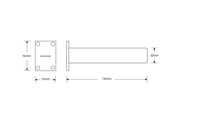 ASEC Concealed Adjustable Door Closer