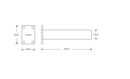 ASEC Concealed Adjustable Door Closer