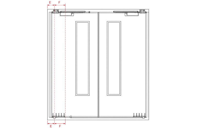 RUTLAND ITS.11204.DAX Double Action Door Closer With Intumescent Fire Rated EN 3-4