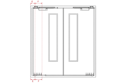 RUTLAND ITS.11204.DAX Double Action Door Closer With Intumescent Fire Rated EN 3-4