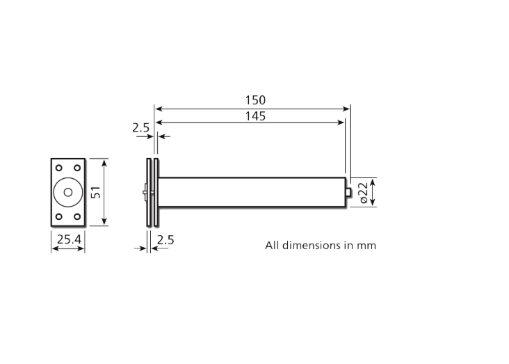 SAMUEL HEATH Perko R2 Concealed Door Closer