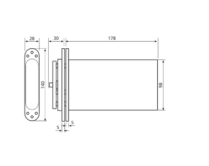 SAMUEL HEATH Powermatic R100 Concealed Door Closer