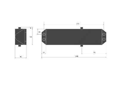 ASEC Architectural Size 2-4 Fire Rated Door Closer With Backcheck C/W Cover & Arm