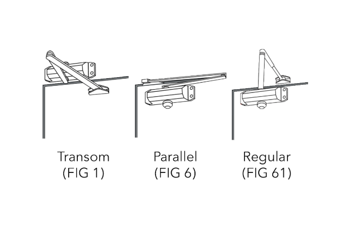 ASEC Vital Size 3 Overhead Door Closer