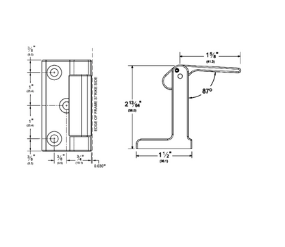PEMKO Privacy Door Latch