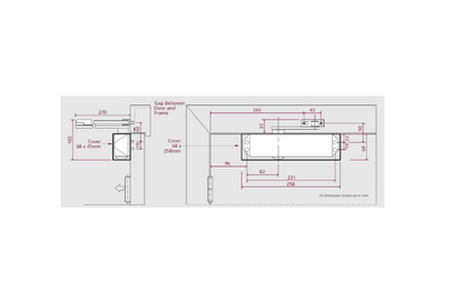 RUTLAND Fire Rated TS.5204 Door Closer Size EN 2-4 With Backcheck