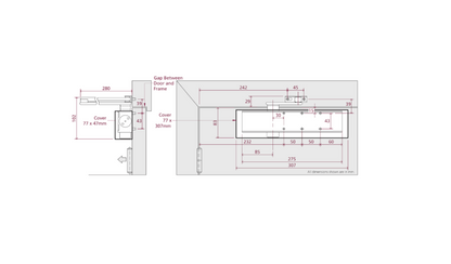 RUTLAND Fire Rated TS.9206 Door Closer Size EN 2-6 With Backcheck & Delayed Action