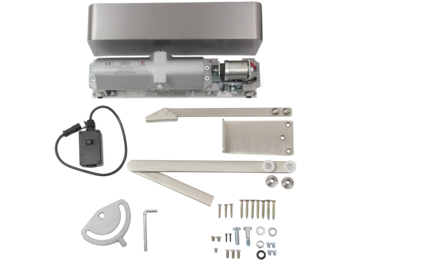 RUTLAND Responder 24 Electromagnetic Door Closer Swing Free & Hold Open Size EN4