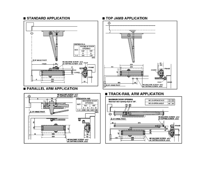 RYOBI Powerglide 1553 Overhead Door Closer Size 3