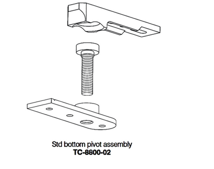 AXIM Universal Bottom Pivot Assembly 8800 Series