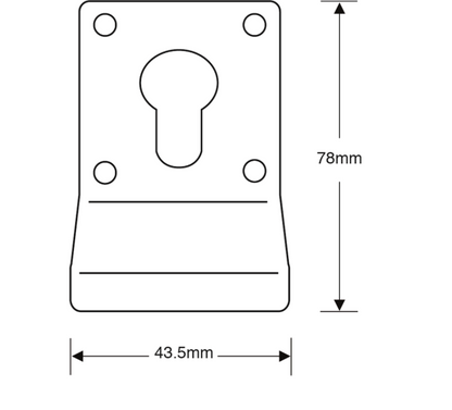 ASEC Stainless Steel Cylinder Pull