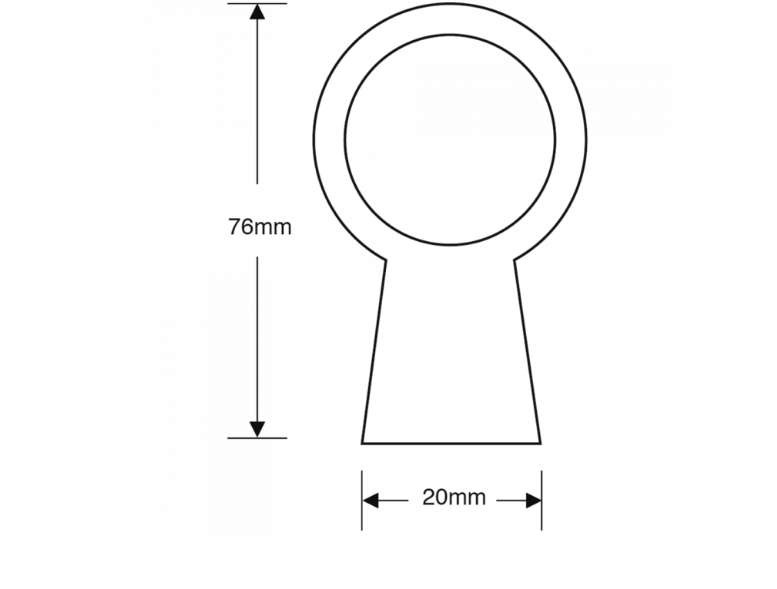 ASEC Victorian Thin Cylinder Pull