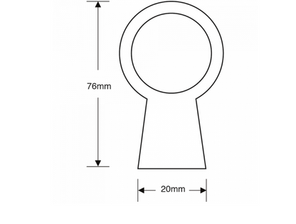 ASEC Victorian Thin Cylinder Pull
