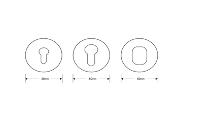 ASEC Concealed Fixing Escutcheon