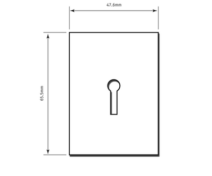 SOUBER TOOLS JE2 Self Adhesive UK Escutcheon