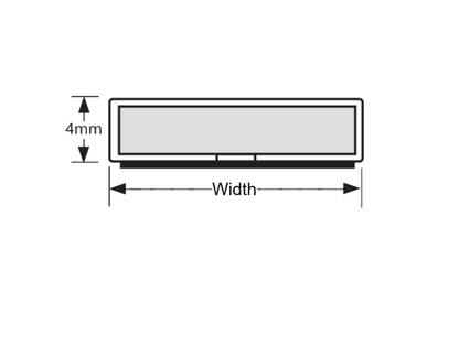 FIRESTOP Intumescent Strip 1.05m x 4mm Fire Only Seal (Pack Of 5)