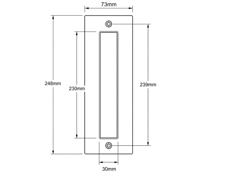 ARREGUI C-600 Letterplate