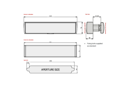MILA SupaSecure TS008 Enhanced Letterplate