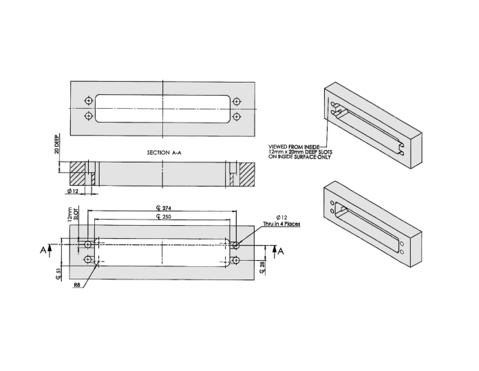 TROJAN Unicorn TS008 FD30 Letterplate