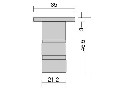 AXIM FB-62-035 Spring Loaded Socket Keep For Flushbolt