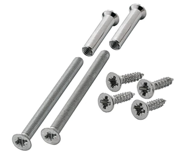 HOPPE Bolt Through M4 60mm Furniture Fixing Pack