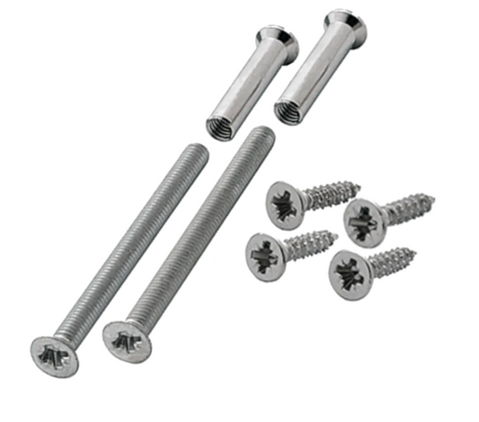 HOPPE Bolt Through M4 60mm Furniture Fixing Pack