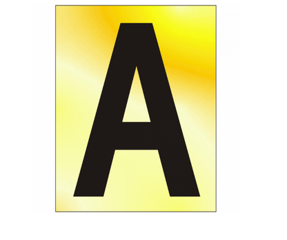ASEC 75mm Brass Letters & Numerals