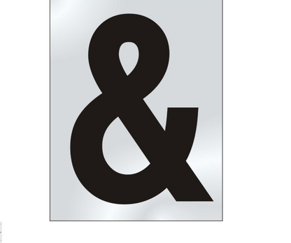 ASEC 75mm Chrome Letters & Numerals