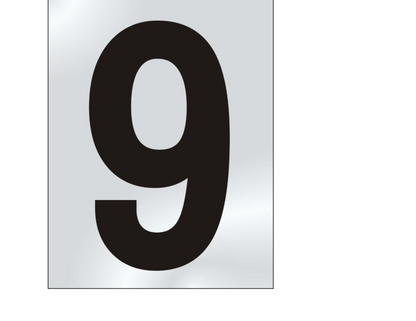 ASEC 75mm Chrome Letters & Numerals