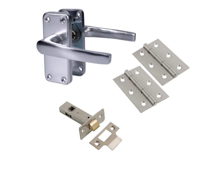 ASEC Stafford Latch Pack C/W Latch & Hinges