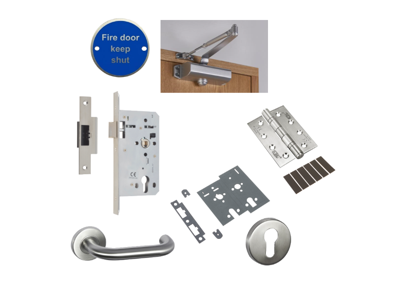 UNION Latch Fire Door Pack Kit