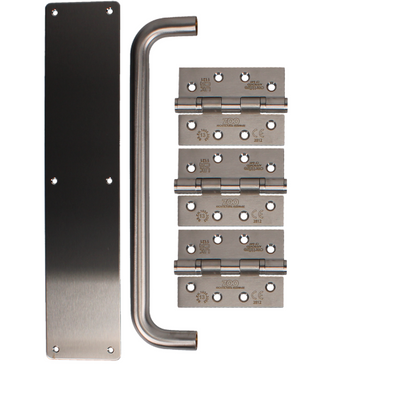 ZOO Architectural A1230/60 Fire Door Pack For Corridor Door (Non-Locking) KITA12-FDP-A12