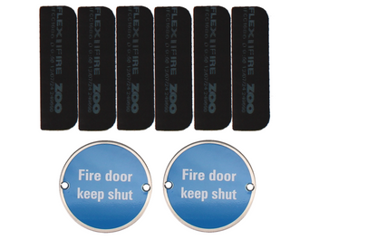 ZOO Architectural A1230/60 Fire Door Pack For Corridor Door (Non-Locking) KITA12-FDP-A12