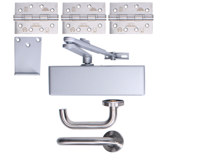 ZOO Architectural A1430/60 Fire Door Pack For Office Door (Non-Locking) KITA14-FDP-A14