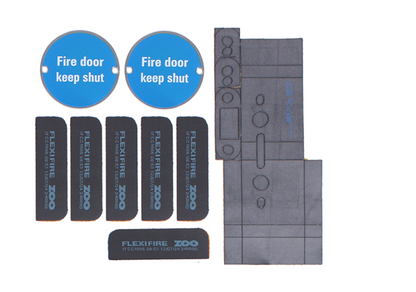 ZOO Architectural A1430/60 Fire Door Pack For Office Door (Non-Locking) KITA14-FDP-A14