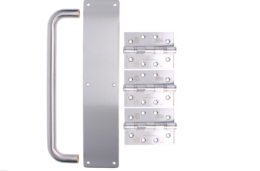 ZOO Commercial C1230/60 Fire Door Pack For Corridor Door (Non-Locking) KITC12-FDP-C12