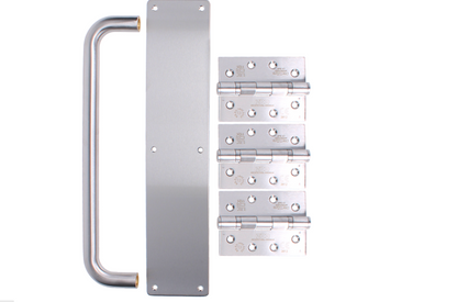 ZOO Commercial C1230/60 Fire Door Pack For Corridor Door (Non-Locking) KITC12-FDP-C12