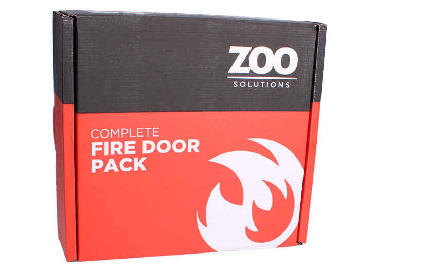 ZOO Commercial C1430/60 Fire Door Pack For Office Door (Non-Locking) KITC14-FDP-C14