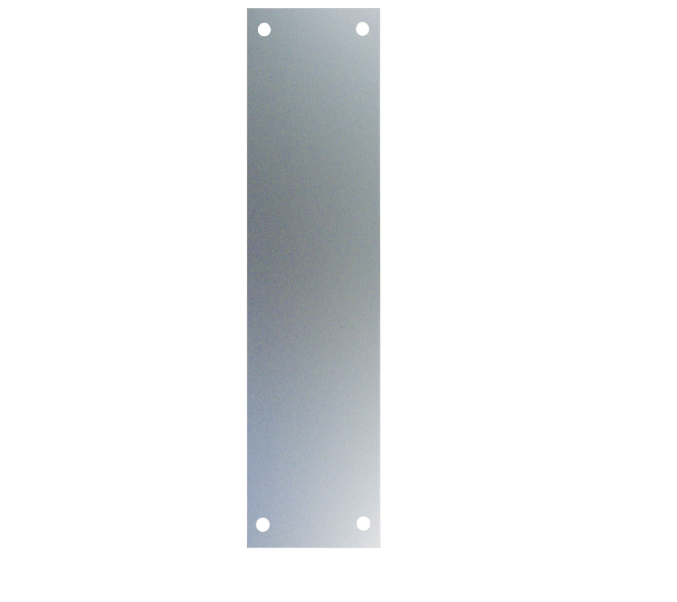 ASEC Finger Plate 75mm Width x 1.2mm Depth (SAA) Satin Anodised Aluminium