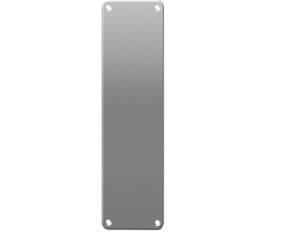 ASEC Finger Plate 75mm Width x 1.2mm Depth (SSS) Satin Stainless Steel