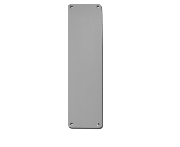DORTREND 75mm Wide Rounded Aluminium Finger Plate