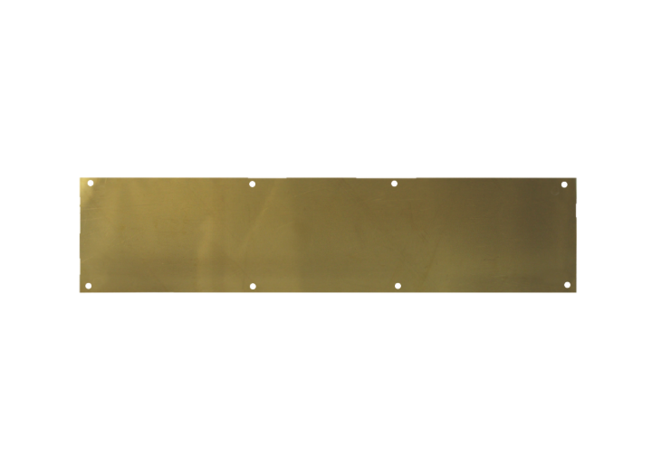 ASEC Kick Plate 150mm Height x 1.2mm Depth (PB) Polished Brass