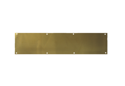 ASEC Kick Plate 150mm Height x 1.2mm Depth (PB) Polished Brass
