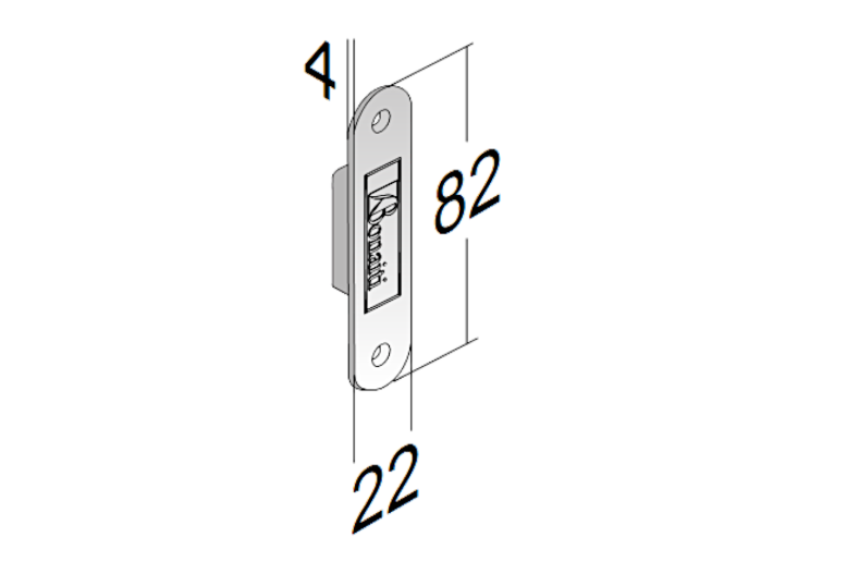 BONAITI SERRATURE DOOR Magnet Set (1 Pair)
