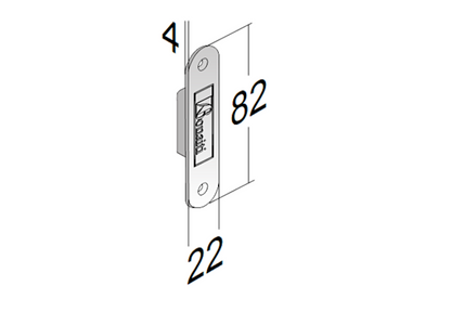 BONAITI SERRATURE DOOR Magnet Set (1 Pair)