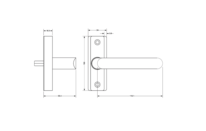 ADAMS RITE 4568 Handle To Suit MS1890