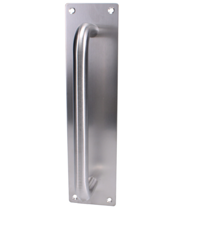 ASEC Plate Mounted 75mm Stainless Steel Pull Handle
