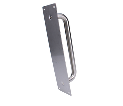 ASEC Plate Mounted 75mm Stainless Steel Pull Handle
